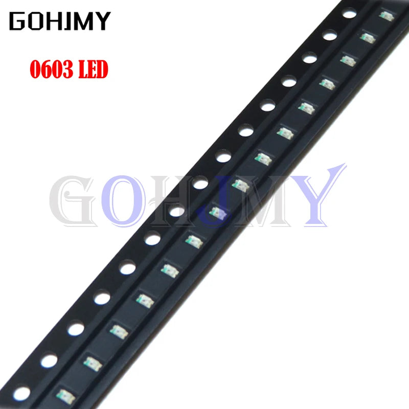 100pcs 0402 0603 0805 1206 1210 3528 5050 5730 smd led light emitting diode transparent red yellow green white blue LED Diode
