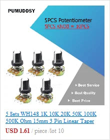 10pcs SMD Electrolytic Capacitor Aluminum 6.3V 10V 16V 25V 35V 50V 1UF 2.2UF 4.7UF 10UF 47UF 100UF 220UF 330UF 470UF 680UF