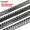 100pcs 0402 0603 0805 1206 1210 3528 5050 5730 smd led light emitting diode transparent red yellow green white blue LED Diode
