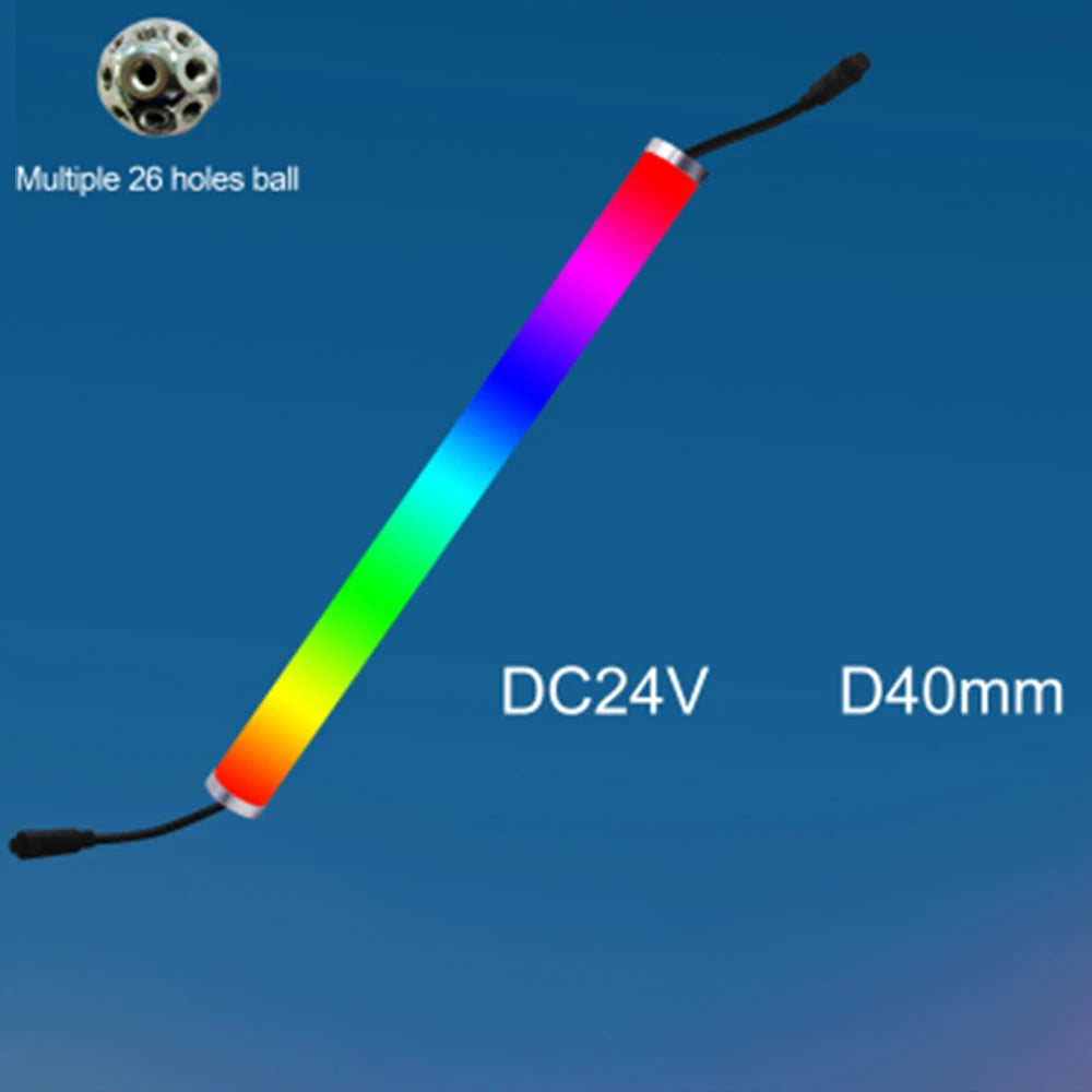 SMD 5050 RGB 3IN1 288 LED Pixel Light DMX 512 Control DJ Stage Party Disco Effect Wash Light  IC Digital Tube In Full Colour