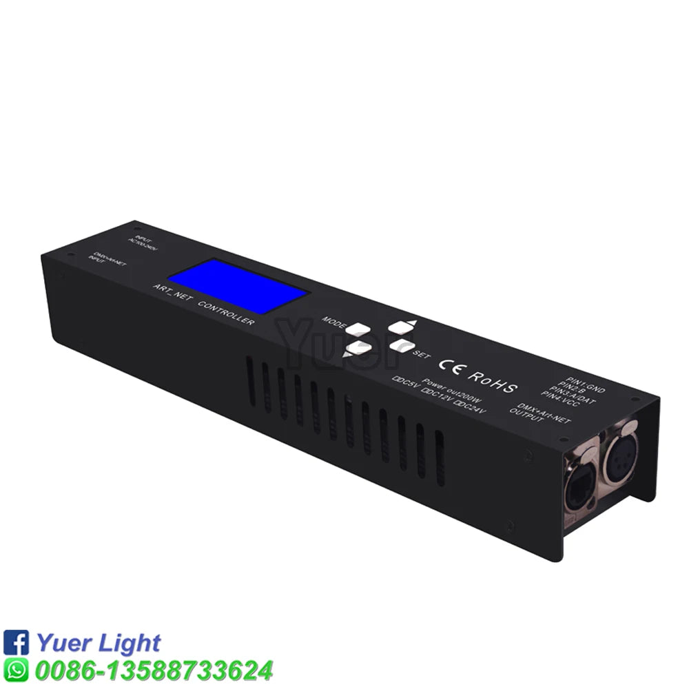 SMD 5050 RGB 3IN1 288 LED Pixel Light DMX 512 Control DJ Stage Party Disco Effect Wash Light  IC Digital Tube In Full Colour