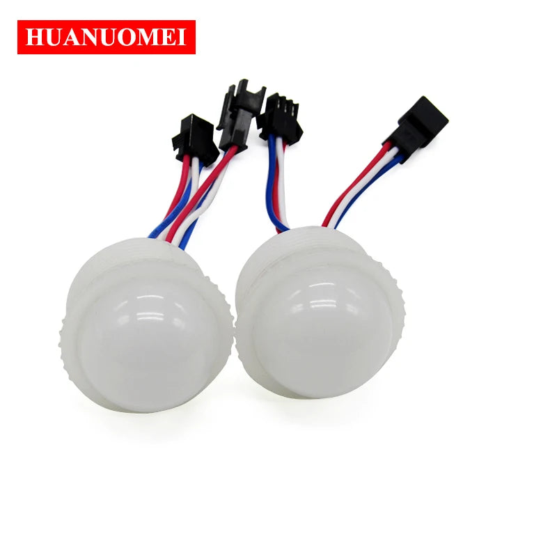 RGB SMD 5050 Pixel LED Module 35mm 9 LEDs UCS1903 Waterproof IP67 Full Color Lights 12V 24V for Amusement Ride Funfair