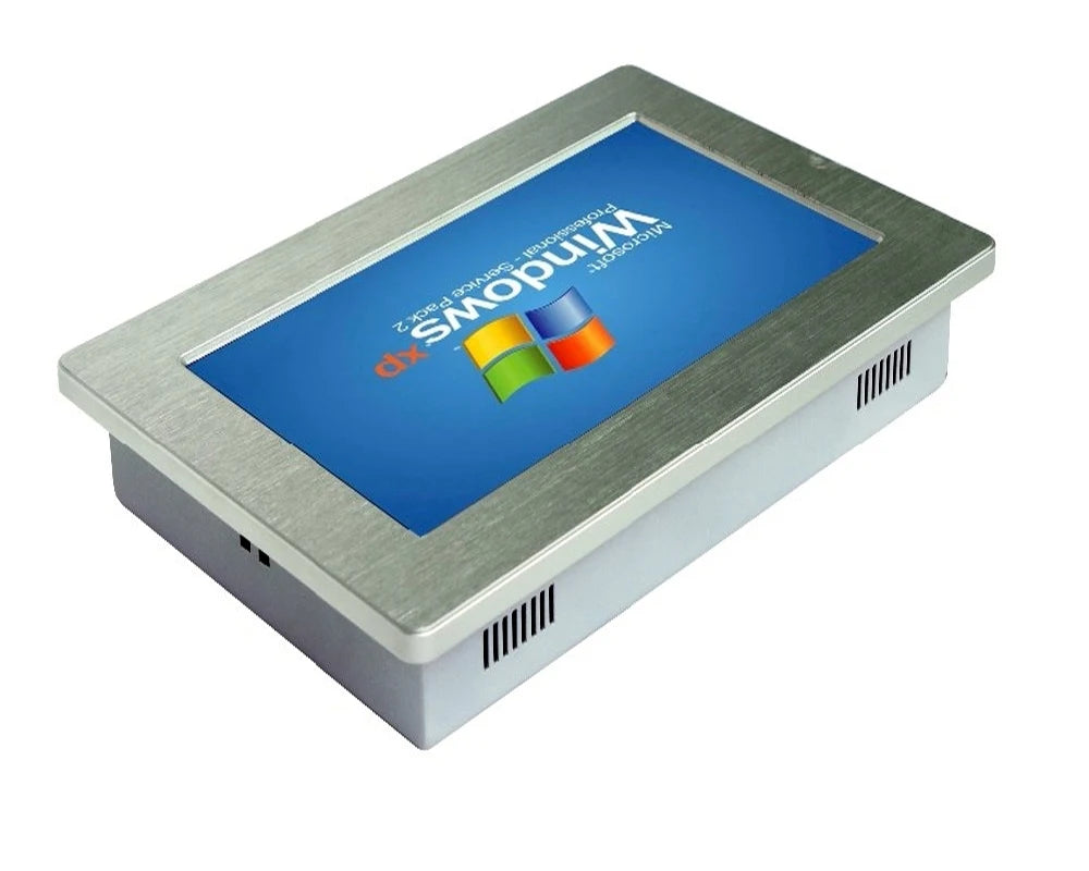 Linux Embedded All In One PC 10.1 inch industrial touch screen panel pc with Lan Port RJ45 RS232