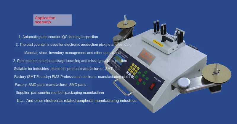 110V / 220V Automatic SMD Parts Counter Components Counting Machine Full Automatic SMD Part Counter SMT Point Machine