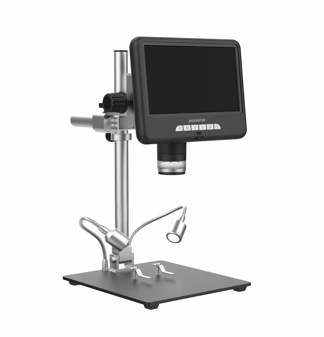 7Inch Screen  Digital Microscope 2MP 1080P Electronic Microscope For Soldering Long Object Distance For Cell Phone Repair Tools