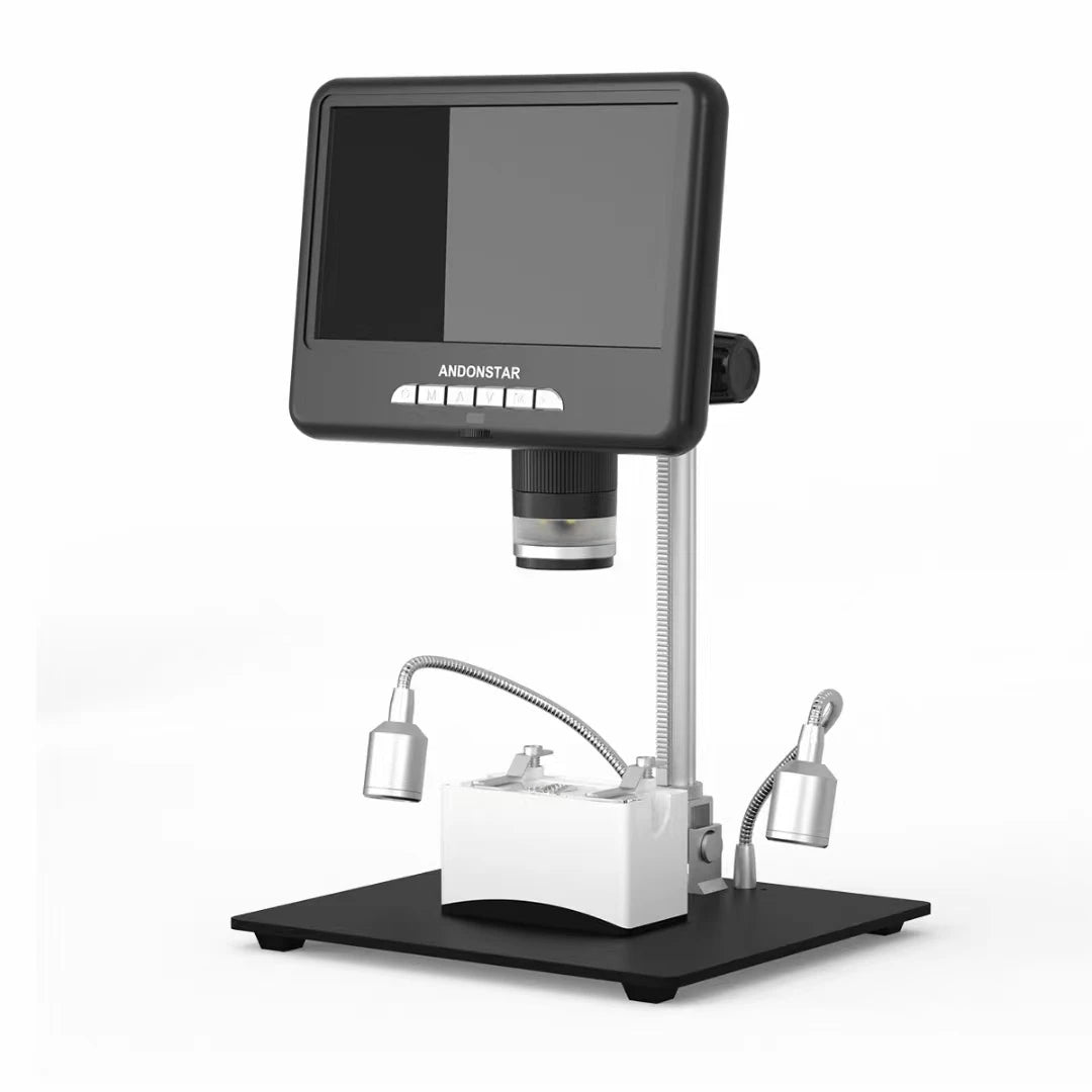 7Inch Screen  Digital Microscope 2MP 1080P Electronic Microscope For Soldering Long Object Distance For Cell Phone Repair Tools