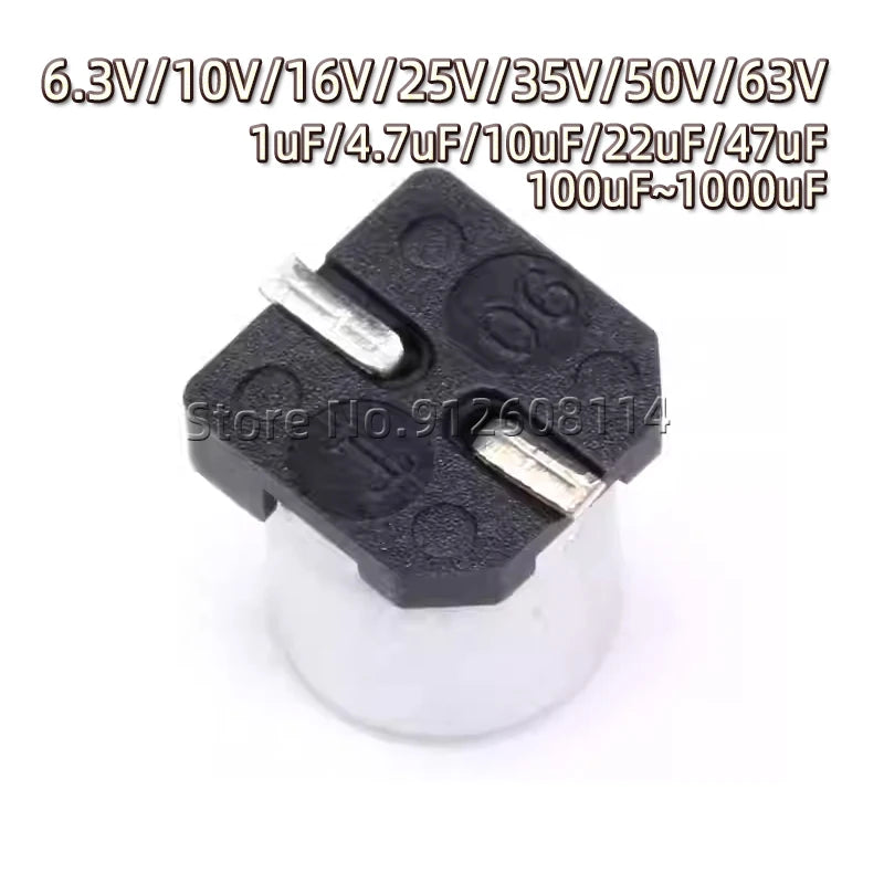 10PCS SMD Aluminum Electrolytic Capacitor 6.3V 10V 16V 220UF 6.3*5.4 6.3*7.7 SMD6*5 6*7