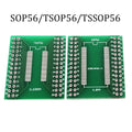 1PCS PCB Board SMD Turn To DIP  DFN10/EMSOP10 SOP  SSOP TSSOP 8 10 14 16 20 24 28 32 56SMT To DIP Adapter Converter Plate