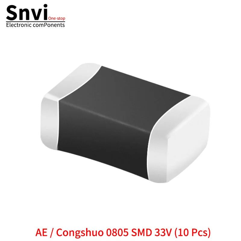 SMD Varistors: 0402, 0603, 0805 (Voltage Ratings: 5.5V, 8V, 12V, 14V, 18V, 22V, 26V, 30V, 33V, 38V, 45V)