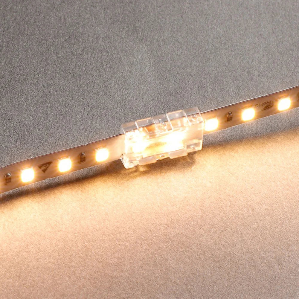 SMD LED Wire Connectors Strip To Strips Solderless Mini Buckle RGB Strips To Line Quick Terminal Block No Dark Area Connector