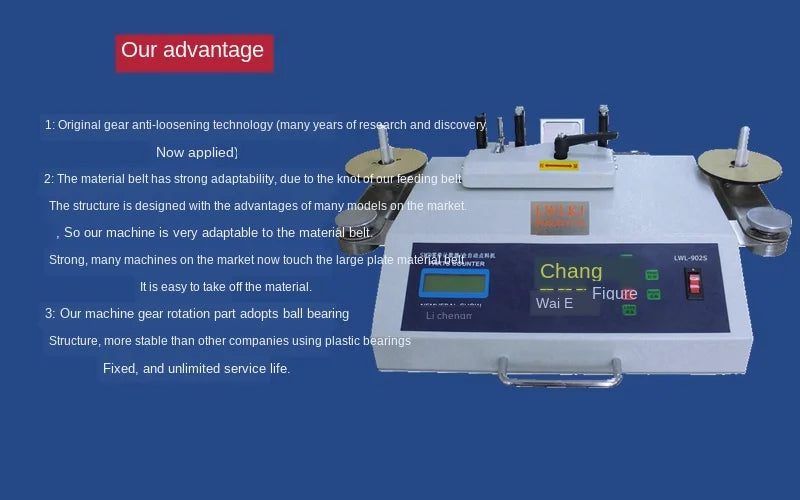 110V / 220V Automatic SMD Parts Counter Components Counting Machine Full Automatic SMD Part Counter SMT Point Machine