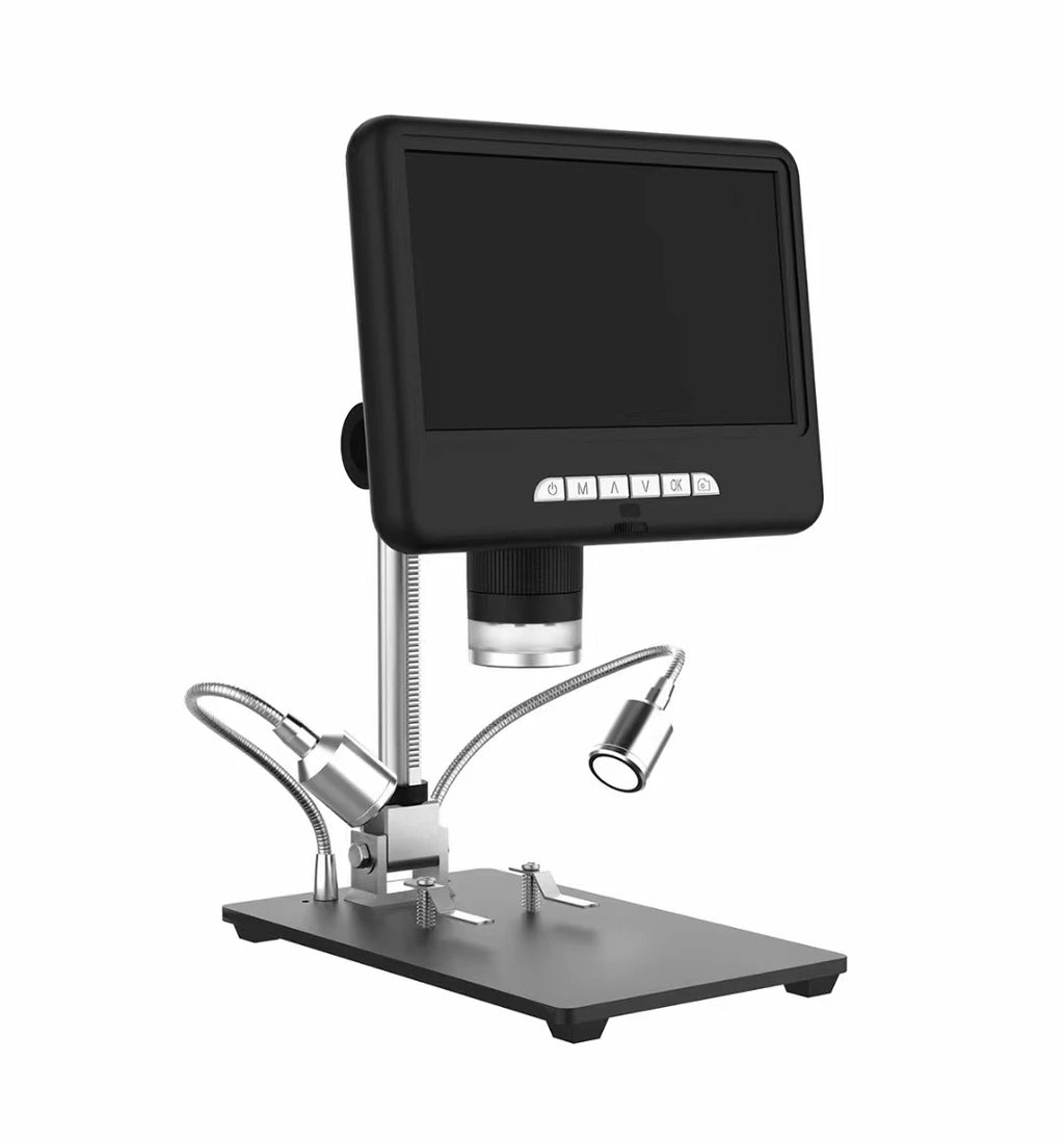 7Inch Screen  Digital Microscope 2MP 1080P Electronic Microscope For Soldering Long Object Distance For Cell Phone Repair Tools