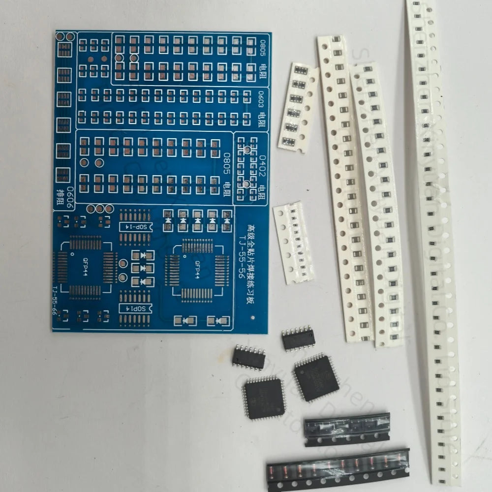 SMD CD4017 LED Component Welding Practice Board Kit, Competition Training, Professional DIY Module Kit