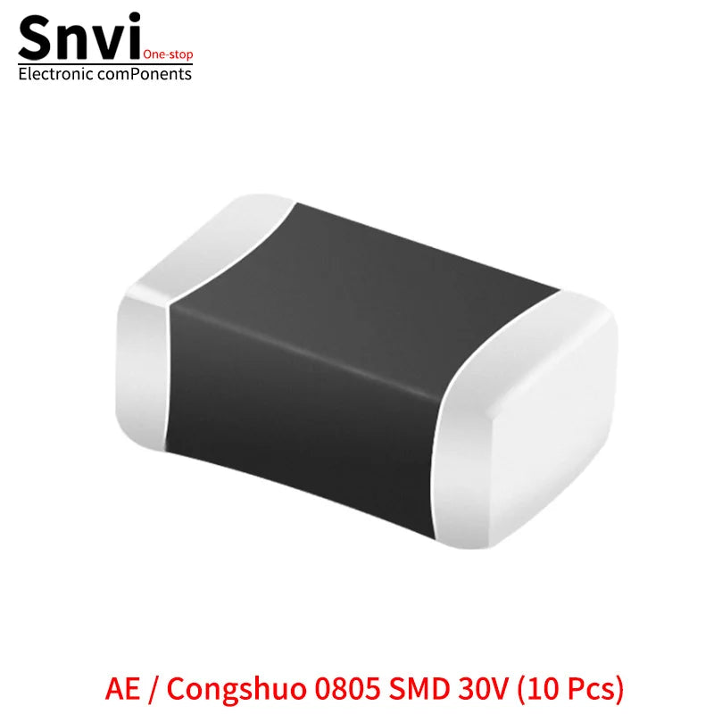 SMD Varistors: 0402, 0603, 0805 (Voltage Ratings: 5.5V, 8V, 12V, 14V, 18V, 22V, 26V, 30V, 33V, 38V, 45V)