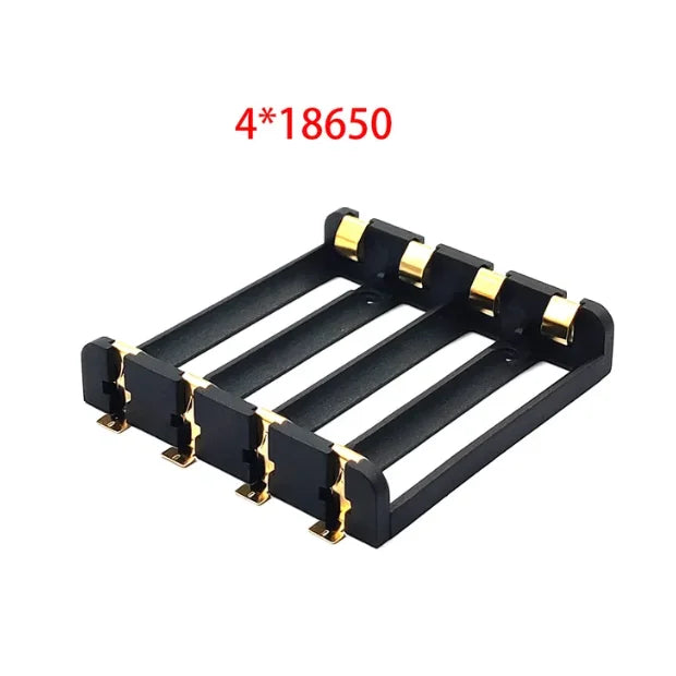 18650 Battery Pack Single/Double/Triple/Quad SMT 1-position 2-position 3-position 4-position Gold-plated Chip Battery Holder SMD