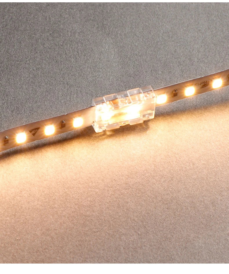 SMD LED Wire Connectors Strip To Strips Solderless Mini Buckle RGB Strips To Line Quick Terminal Block No Dark Area Connector