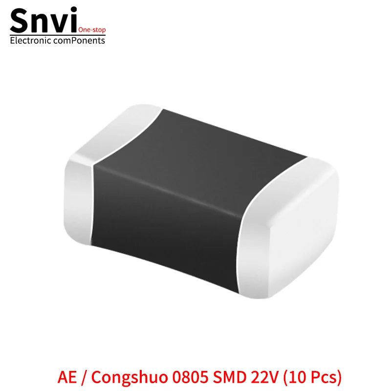 SMD Varistors: 0402, 0603, 0805 (Voltage Ratings: 5.5V, 8V, 12V, 14V, 18V, 22V, 26V, 30V, 33V, 38V, 45V)