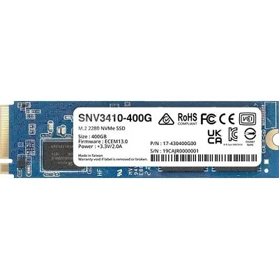 Synology SNV3410 Enterprise-Class M.2 NVMe SSD - High-Performance 400GB & 800GB Solid State Drive (SNV3410-400G / SNV3410-800G)