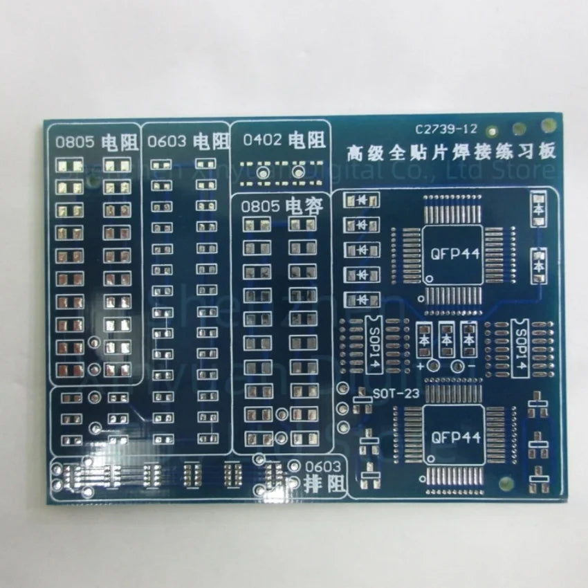SMD CD4017 LED Component Welding Practice Board Kit, Competition Training, Professional DIY Module Kit