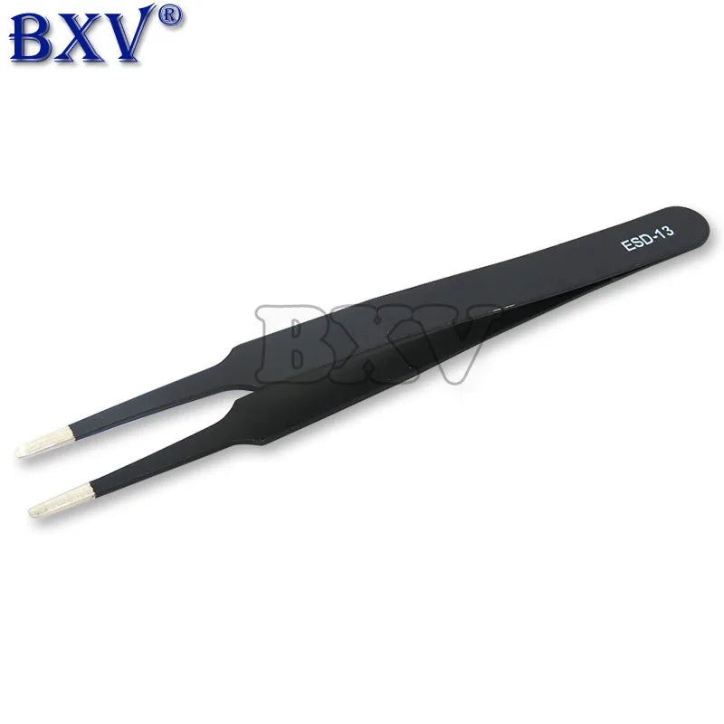 Ibuw VETUS BGA ESD Stainless Steel Antistatic Tweezers ESD-10 ESD-11 ESD-12 ESD-13 ESD-14 ESD-15  SMD Reworking Soldering Tools