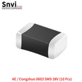 SMD Varistors: 0402, 0603, 0805 (Voltage Ratings: 5.5V, 8V, 12V, 14V, 18V, 22V, 26V, 30V, 33V, 38V, 45V)