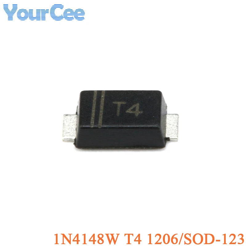100Pcs 1N4148W 1N4148WS 0805 SOD-323 1206 SOD-123 SMD T4 Switch Diode Switching Diode SMT