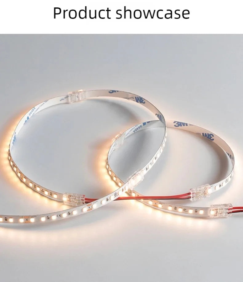 SMD LED Wire Connectors Strip To Strips Solderless Mini Buckle RGB Strips To Line Quick Terminal Block No Dark Area Connector