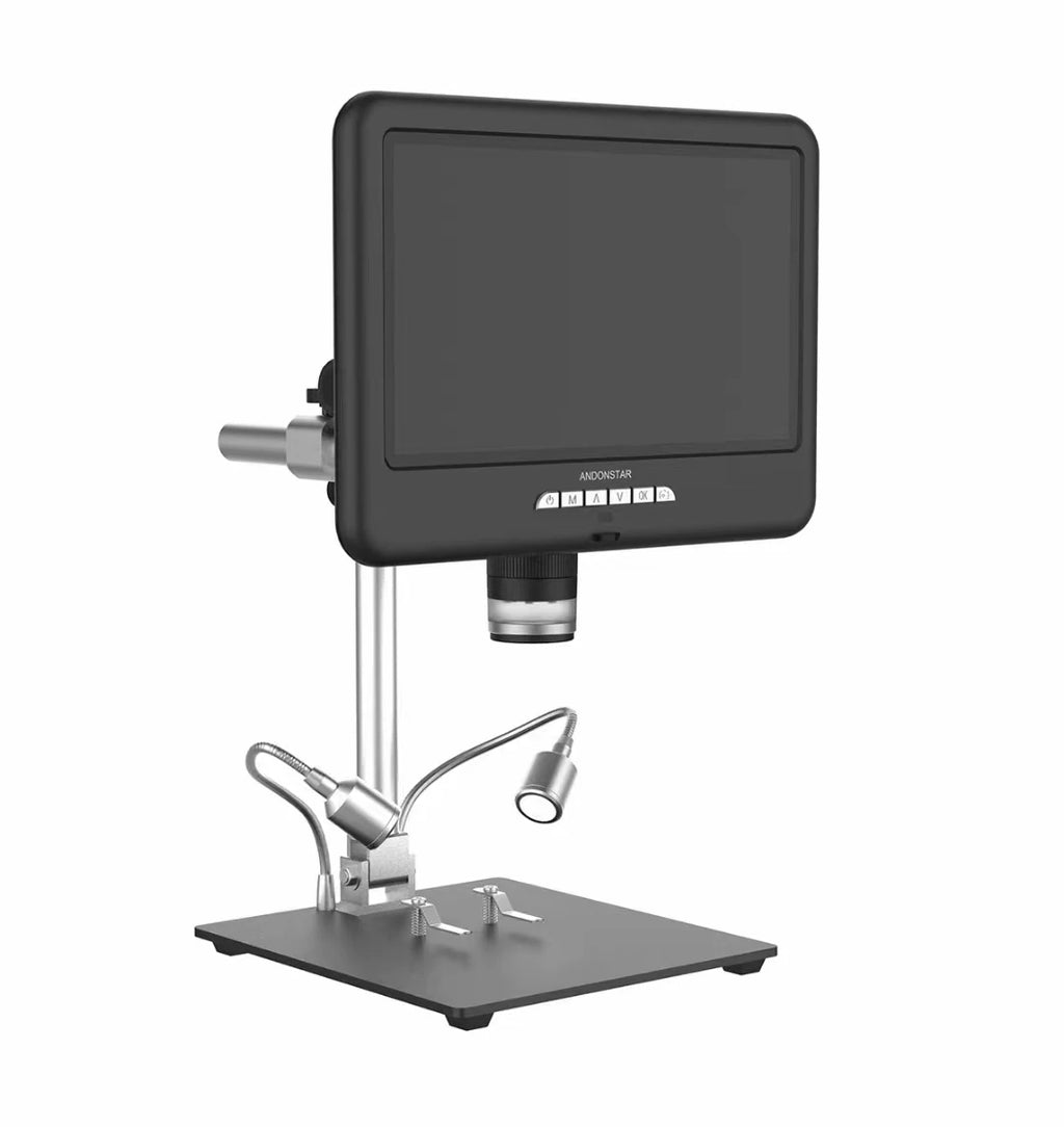 7Inch Screen  Digital Microscope 2MP 1080P Electronic Microscope For Soldering Long Object Distance For Cell Phone Repair Tools